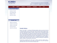 Tablet Screenshot of kumbh.aetravel.com
