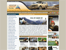 Tablet Screenshot of aetravel.com