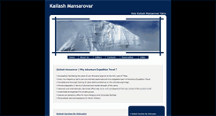 Desktop Screenshot of kailashmansarovar.aetravel.com